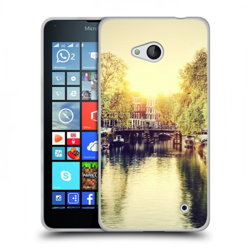 Дизайнерский пластиковый чехол для Microsoft Lumia 640 амстердам