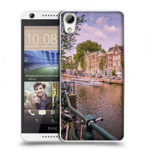 Дизайнерский силиконовый чехол для HTC Desire 626 амстердам