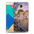 Дизайнерский силиконовый чехол для Samsung Galaxy A9 амстердам