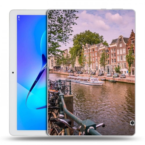 Дизайнерский силиконовый чехол для Huawei MediaPad T3 10 амстердам