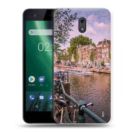 Дизайнерский пластиковый чехол для Nokia 2 амстердам