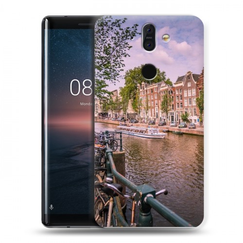 Дизайнерский силиконовый чехол для Nokia 8 Sirocco амстердам