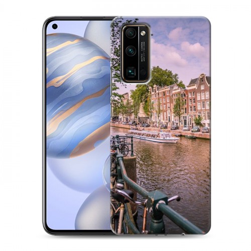 Дизайнерский пластиковый чехол для Huawei Honor 30 амстердам