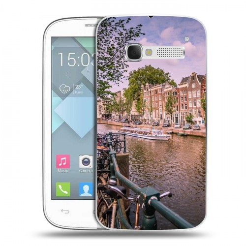 Дизайнерский пластиковый чехол для Alcatel One Touch Pop C5 амстердам