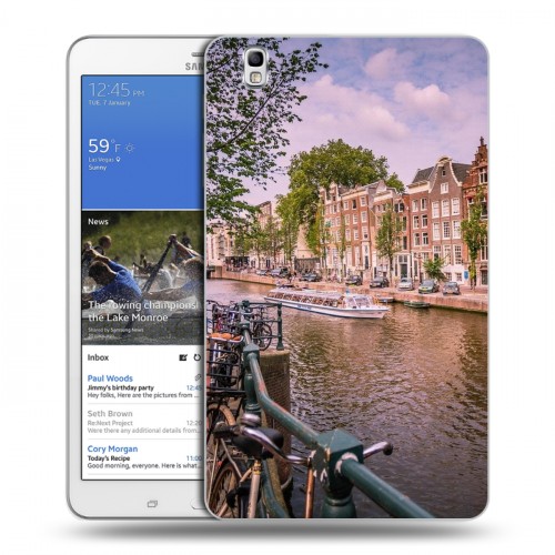 Дизайнерский силиконовый чехол для Samsung Galaxy Tab Pro 8.4 амстердам