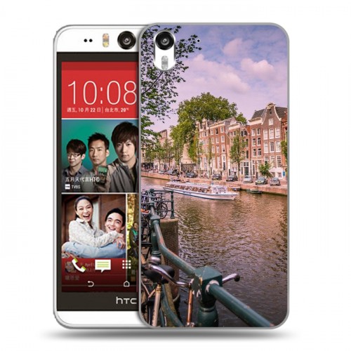 Дизайнерский силиконовый чехол для HTC Desire Eye амстердам