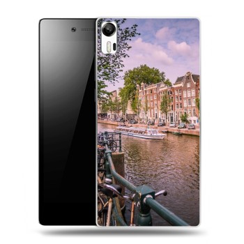 Дизайнерский силиконовый чехол для Lenovo Vibe Shot амстердам (на заказ)