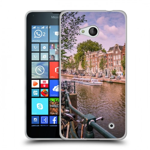 Дизайнерский пластиковый чехол для Microsoft Lumia 640 амстердам