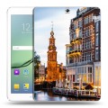 Дизайнерский силиконовый чехол для Samsung Galaxy Tab S2 9.7 амстердам