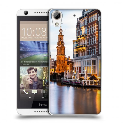 Дизайнерский пластиковый чехол для HTC Desire 626 амстердам