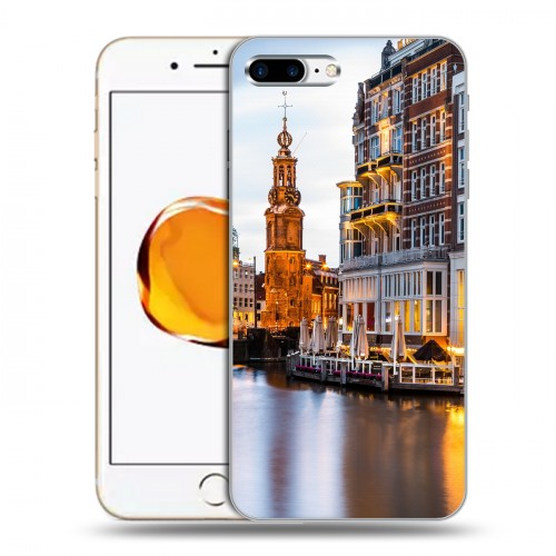 Дизайнерский силиконовый чехол для Iphone 7 Plus / 8 Plus амстердам