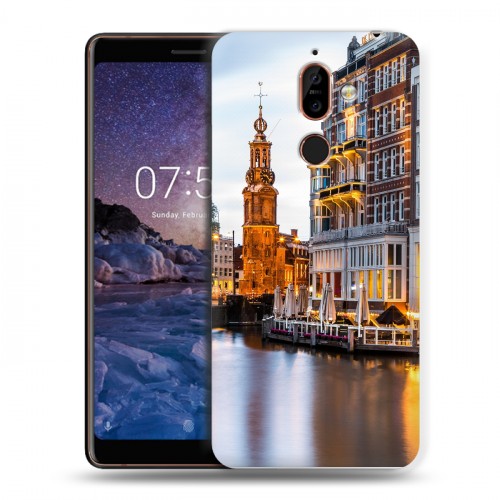 Дизайнерский пластиковый чехол для Nokia 7 Plus амстердам