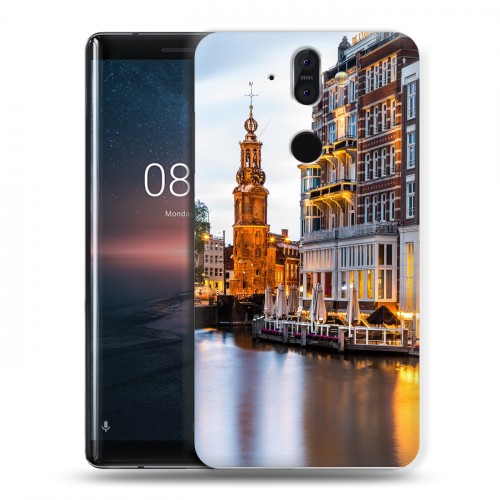 Дизайнерский пластиковый чехол для Nokia 8 Sirocco амстердам