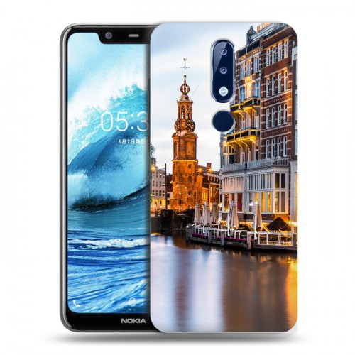 Дизайнерский силиконовый чехол для Nokia 5.1 Plus амстердам