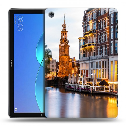 Дизайнерский силиконовый чехол для Huawei MediaPad M5 Lite амстердам