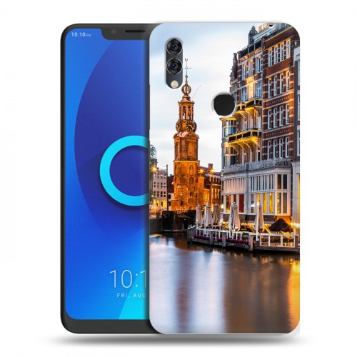 Дизайнерский силиконовый чехол для Alcatel 5V амстердам