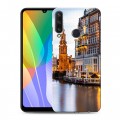 Дизайнерский пластиковый чехол для Huawei Y6p амстердам