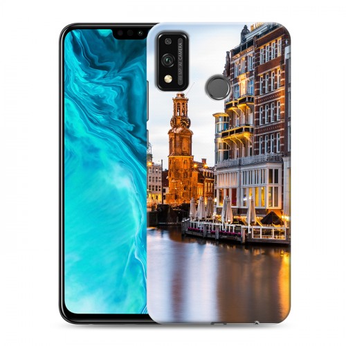 Дизайнерский силиконовый чехол для Huawei Honor 9X Lite амстердам