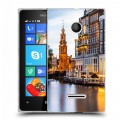 Дизайнерский пластиковый чехол для Microsoft Lumia 435 амстердам