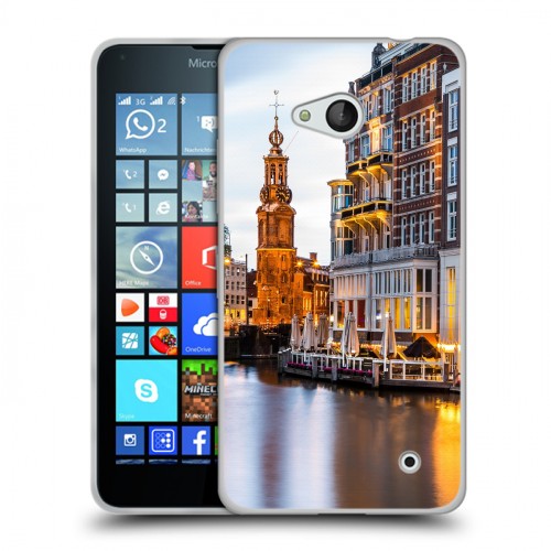 Дизайнерский пластиковый чехол для Microsoft Lumia 640 амстердам