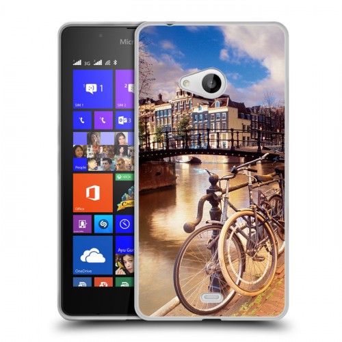 Дизайнерский пластиковый чехол для Microsoft Lumia 540 амстердам