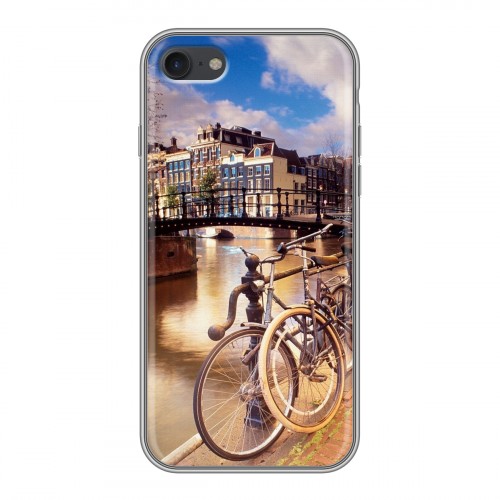 Дизайнерский силиконовый чехол для Iphone 7 амстердам