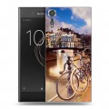 Дизайнерский пластиковый чехол для Sony Xperia XZs амстердам