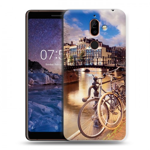 Дизайнерский пластиковый чехол для Nokia 7 Plus амстердам