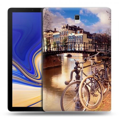 Дизайнерский силиконовый чехол для Samsung Galaxy Tab S4 амстердам