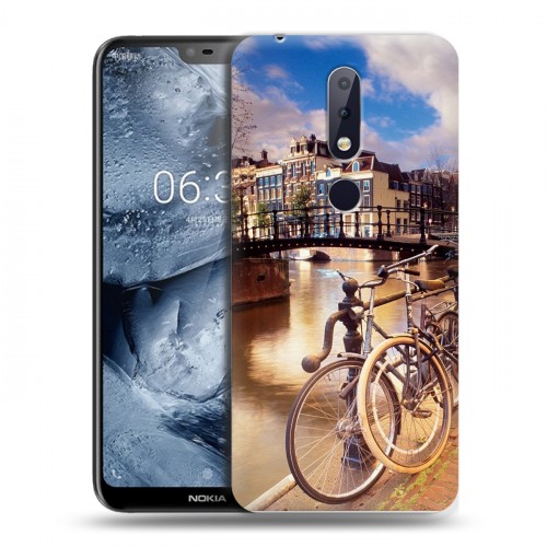 Дизайнерский пластиковый чехол для Nokia 6.1 Plus амстердам