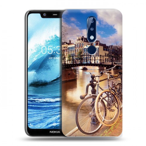 Дизайнерский силиконовый чехол для Nokia 5.1 Plus амстердам