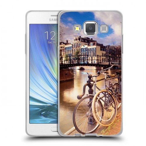Дизайнерский пластиковый чехол для Samsung Galaxy A5 амстердам