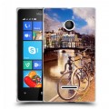 Дизайнерский пластиковый чехол для Microsoft Lumia 435 амстердам