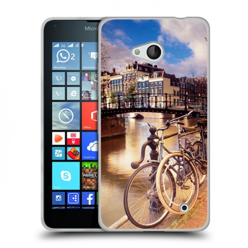 Дизайнерский пластиковый чехол для Microsoft Lumia 640 амстердам