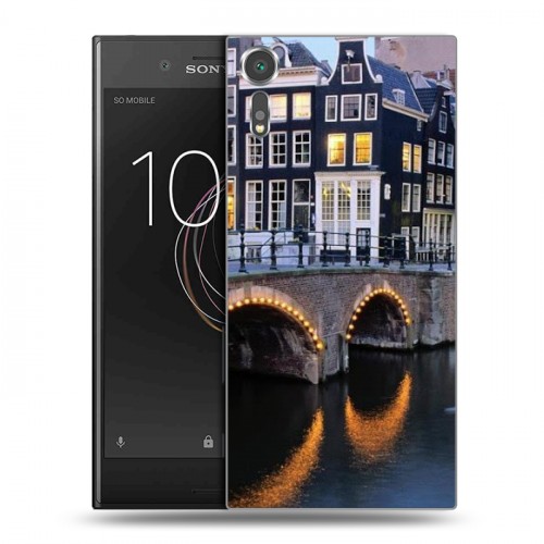 Дизайнерский пластиковый чехол для Sony Xperia XZs амстердам