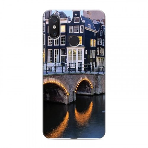 Дизайнерский пластиковый чехол для Xiaomi Mi8 амстердам