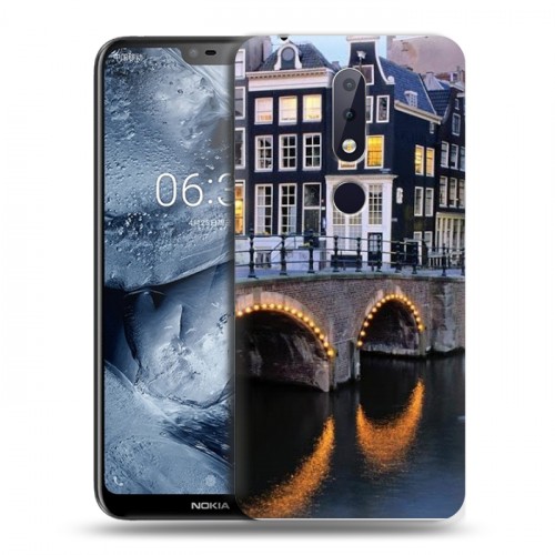 Дизайнерский силиконовый чехол для Nokia 6.1 Plus амстердам