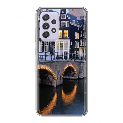 Дизайнерский силиконовый чехол для Samsung Galaxy A52 амстердам