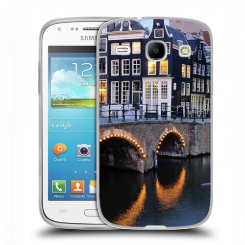 Дизайнерский пластиковый чехол для Samsung Galaxy Core амстердам