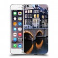 Дизайнерский силиконовый чехол для Iphone 6 Plus/6s Plus амстердам