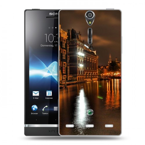 Дизайнерский пластиковый чехол для Sony Xperia S амстердам