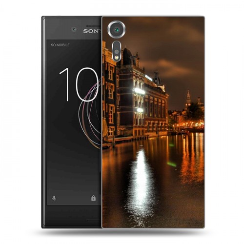 Дизайнерский пластиковый чехол для Sony Xperia XZs амстердам