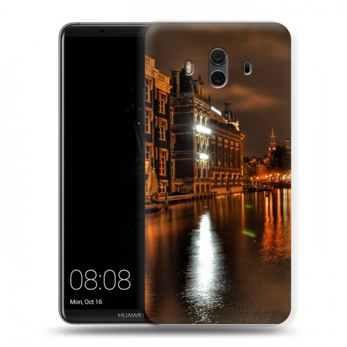 Дизайнерский пластиковый чехол для Huawei Mate 10 амстердам