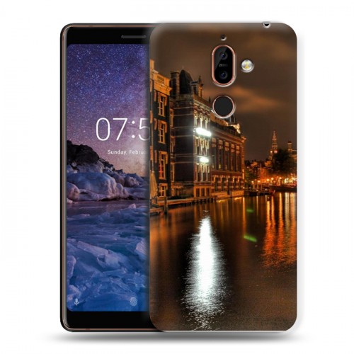 Дизайнерский пластиковый чехол для Nokia 7 Plus амстердам