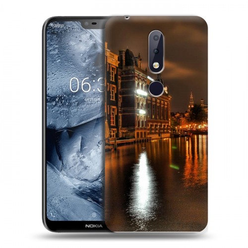 Дизайнерский силиконовый чехол для Nokia 6.1 Plus амстердам