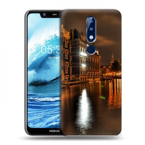 Дизайнерский пластиковый чехол для Nokia 5.1 Plus амстердам