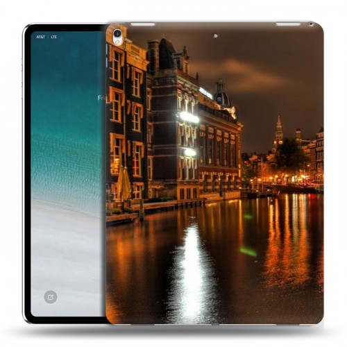 Дизайнерский силиконовый чехол для IPad Pro 12.9 (2018) амстердам