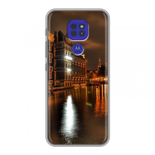 Дизайнерский силиконовый чехол для Motorola Moto G9 Play амстердам