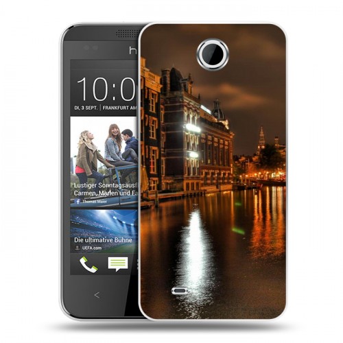 Дизайнерский пластиковый чехол для HTC Desire 300 амстердам