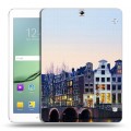 Дизайнерский силиконовый чехол для Samsung Galaxy Tab S2 9.7 амстердам